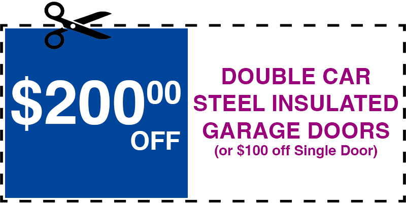 200 off garage door repair Woodside